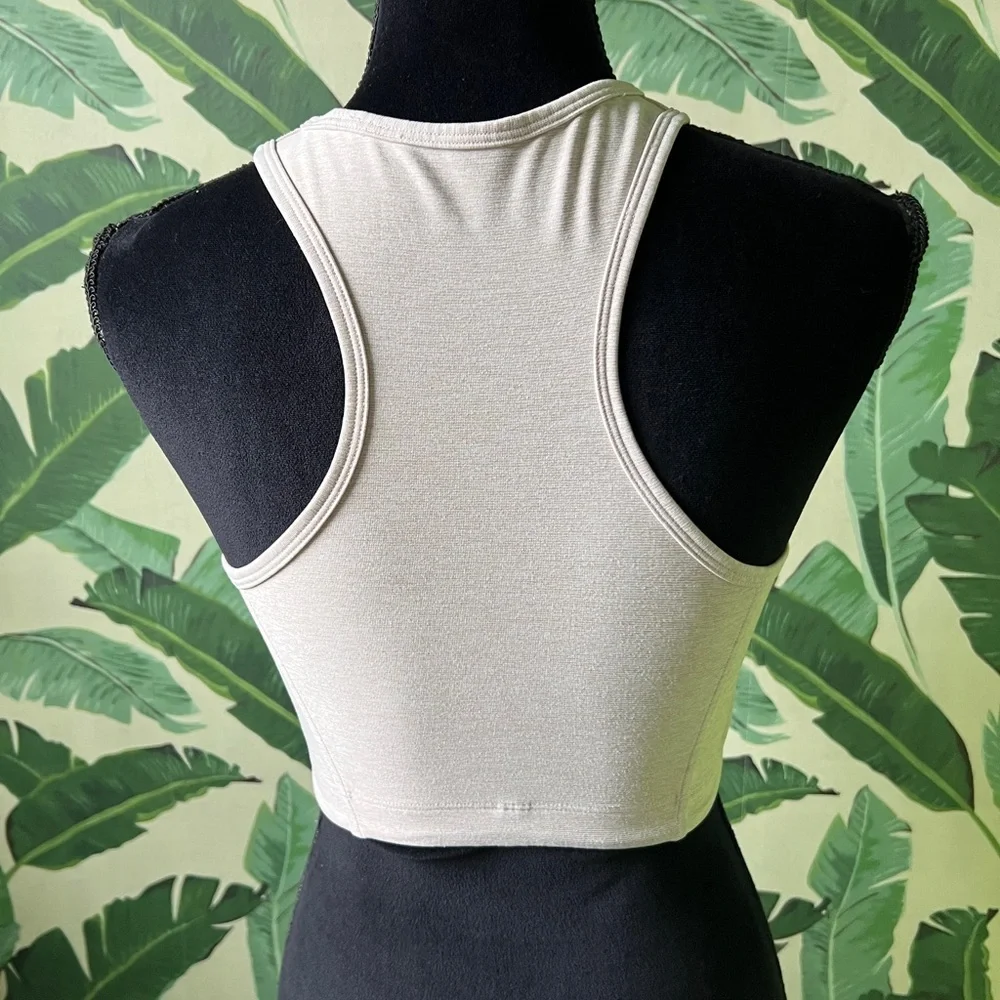 Outdoor Voices Womens Light Gray Sports Bra Small - Picture 4 of 7